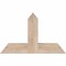 Ekena Millwork Portland Smooth Timber Gable Bracket, Douglas Fir, 36"W x 23"H x 5 1/2"D x 5 1/2"F, 15/12 Pitch GBW036X23X0606POR00SDF - alternate 1